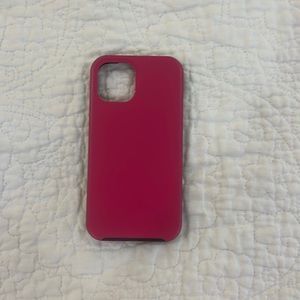 iphone case pink with purple trim